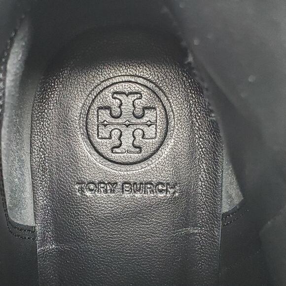 Tory Burch Brooke 70MM Ankle Boot Calf Leather Perfect Black 46063 Size US 7 - Picture 10 of 12